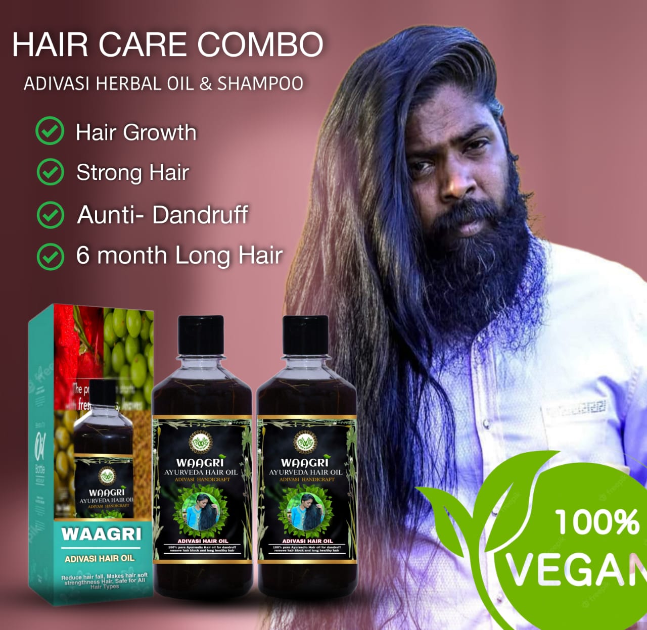 Adivasi herbal hair oil all variants